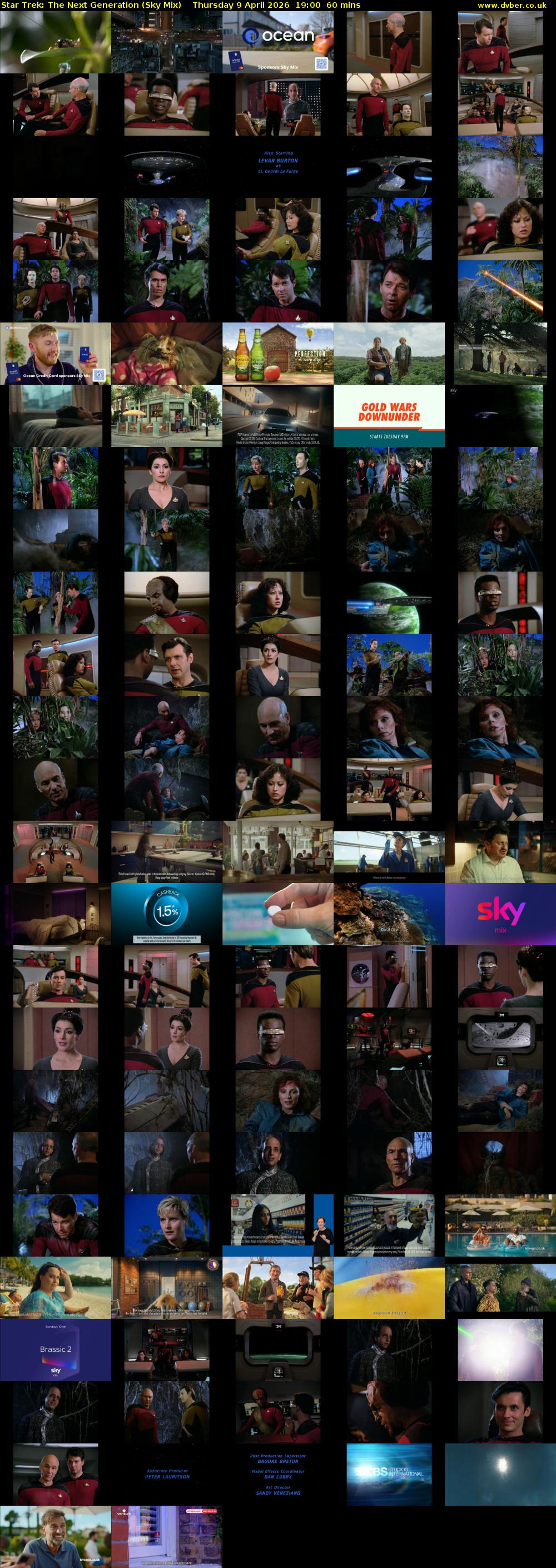 Star Trek: The Next Generation (Sky Mix) Thursday 9 April 2026 19:00 - 20:00