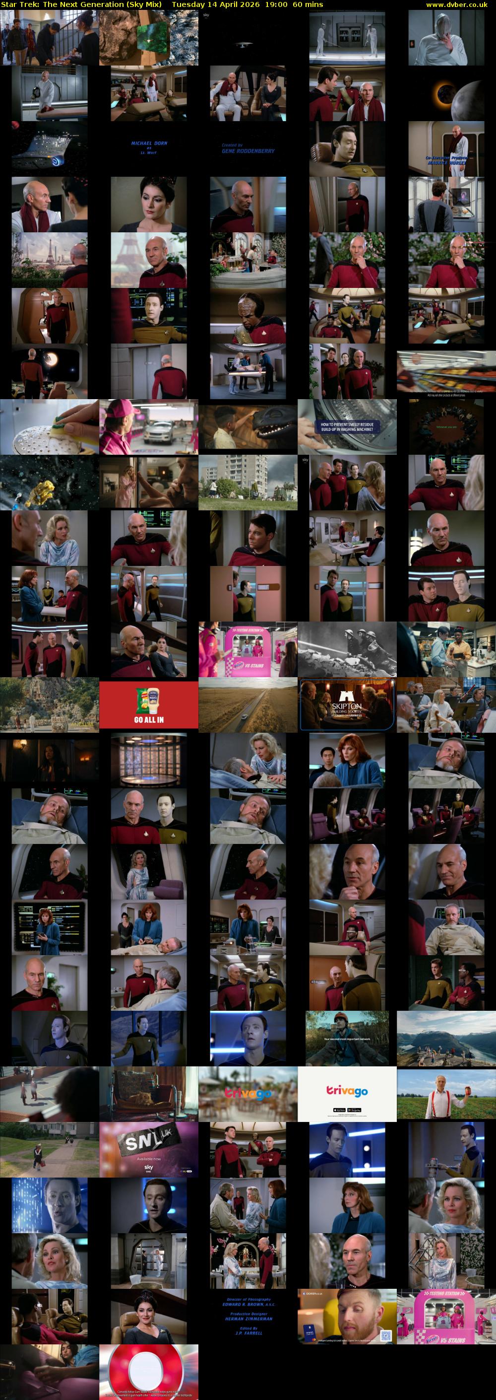 Star Trek: The Next Generation (Sky Mix) Tuesday 14 April 2026 19:00 - 20:00