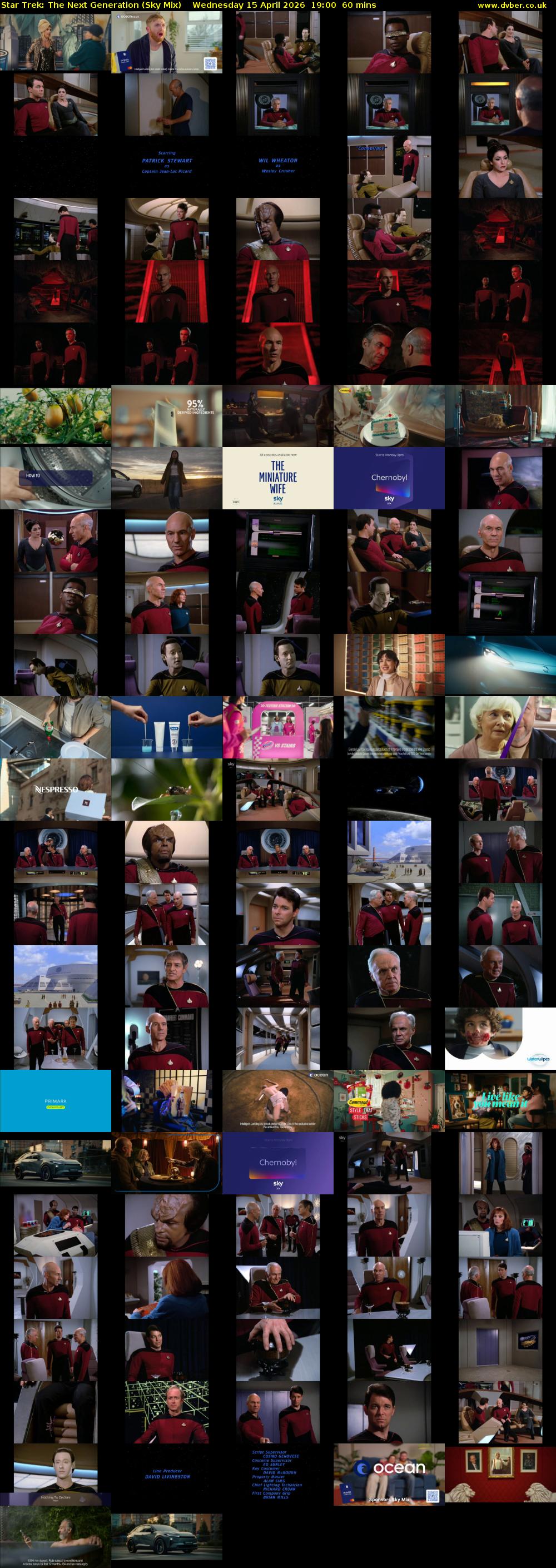 Star Trek: The Next Generation (Sky Mix) Wednesday 15 April 2026 19:00 - 20:00