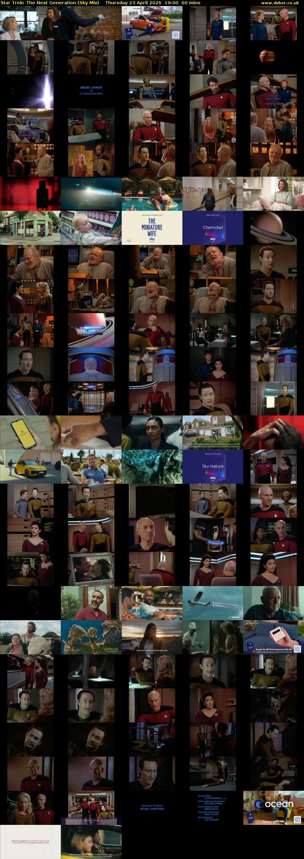 Star Trek: The Next Generation (Sky Mix) Thursday 23 April 2026 19:00 - 20:00