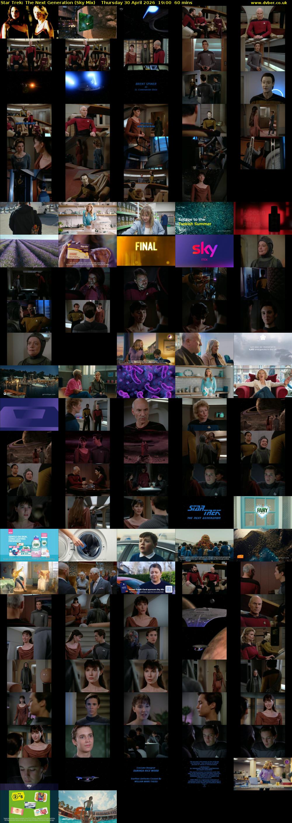 Star Trek: The Next Generation (Sky Mix) Thursday 30 April 2026 19:00 - 20:00