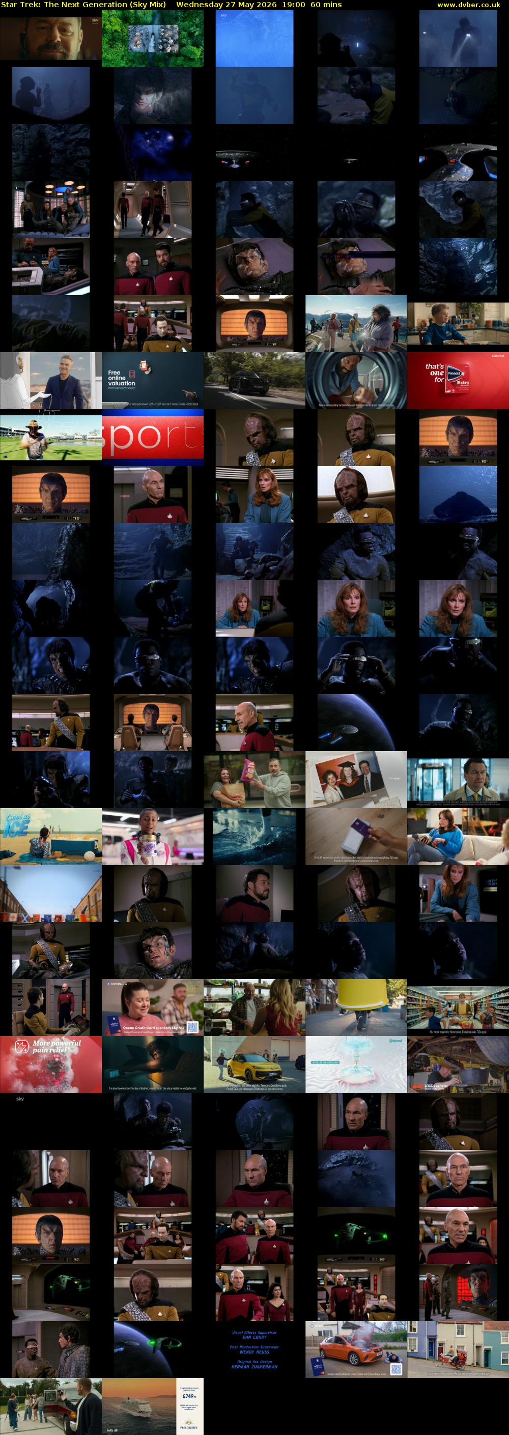 Star Trek: The Next Generation (Sky Mix) Wednesday 27 May 2026 19:00 - 20:00