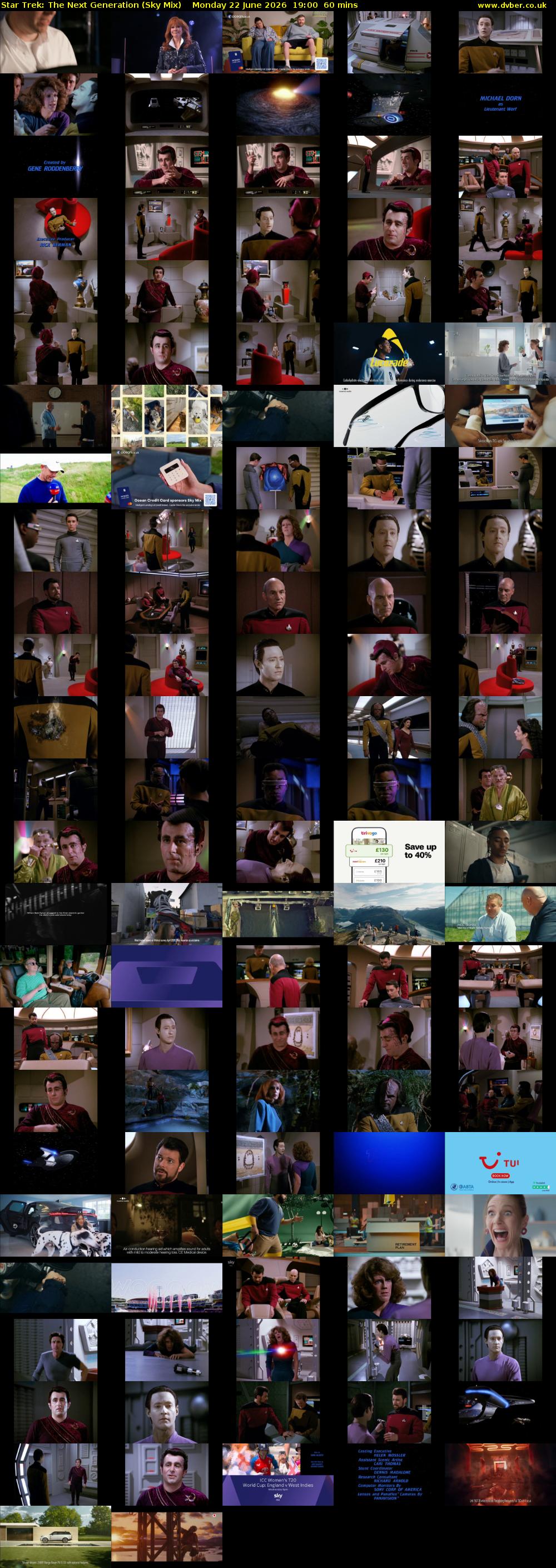 Star Trek: The Next Generation (Sky Mix) Monday 22 June 2026 19:00 - 20:00