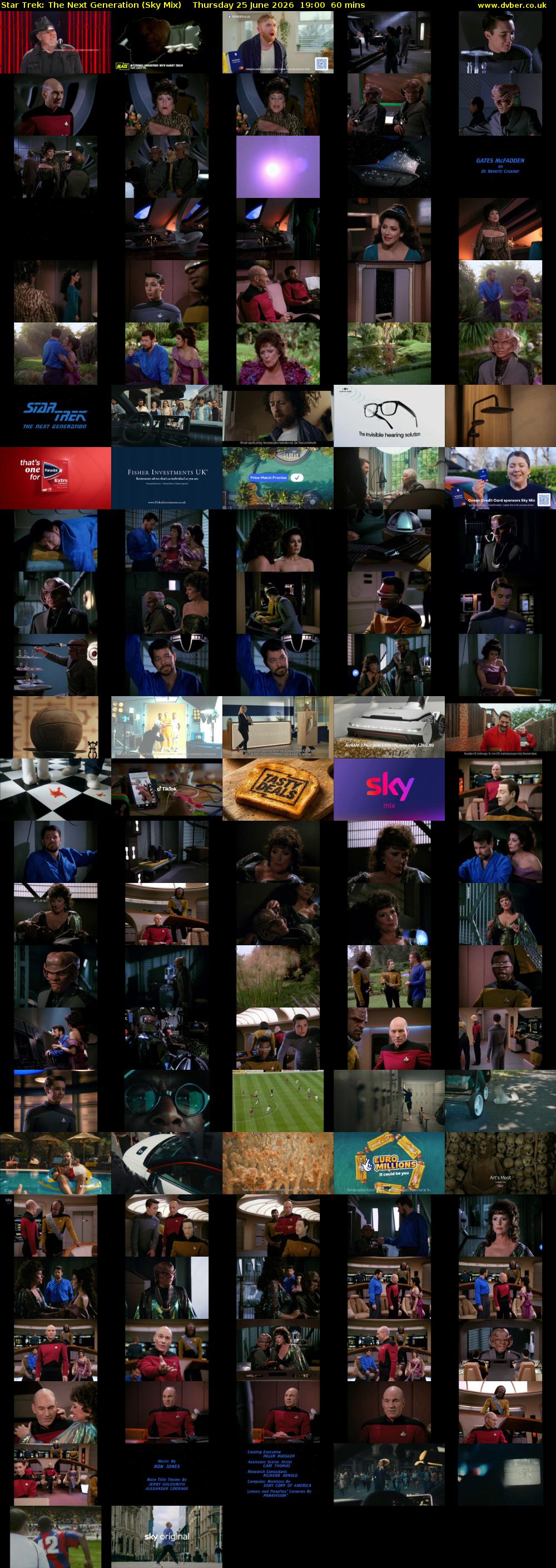 Star Trek: The Next Generation (Sky Mix) Thursday 25 June 2026 19:00 - 20:00