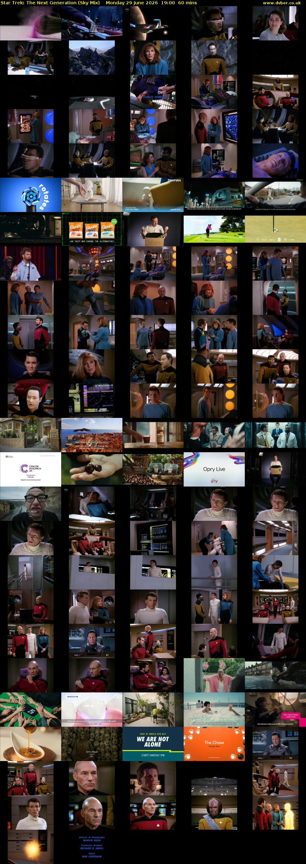 Star Trek: The Next Generation (Sky Mix) Monday 29 June 2026 19:00 - 20:00