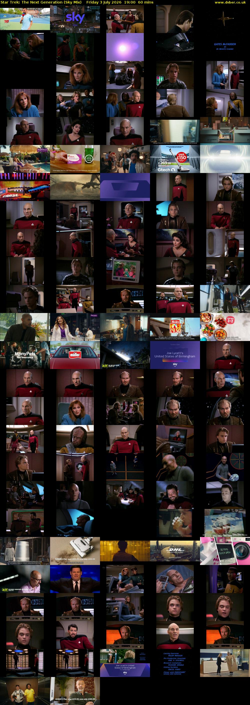 Star Trek: The Next Generation (Sky Mix) Friday 3 July 2026 19:00 - 20:00