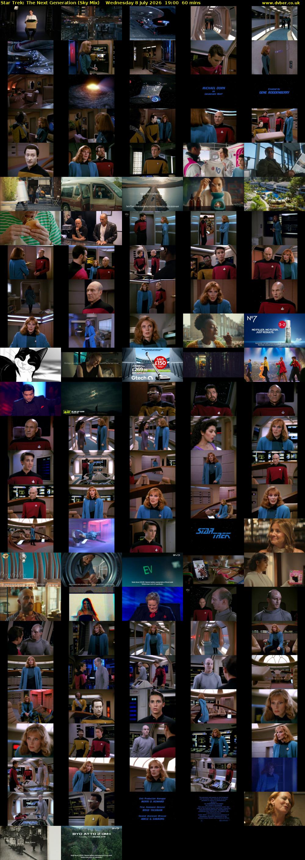 Star Trek: The Next Generation (Sky Mix) Wednesday 8 July 2026 19:00 - 20:00