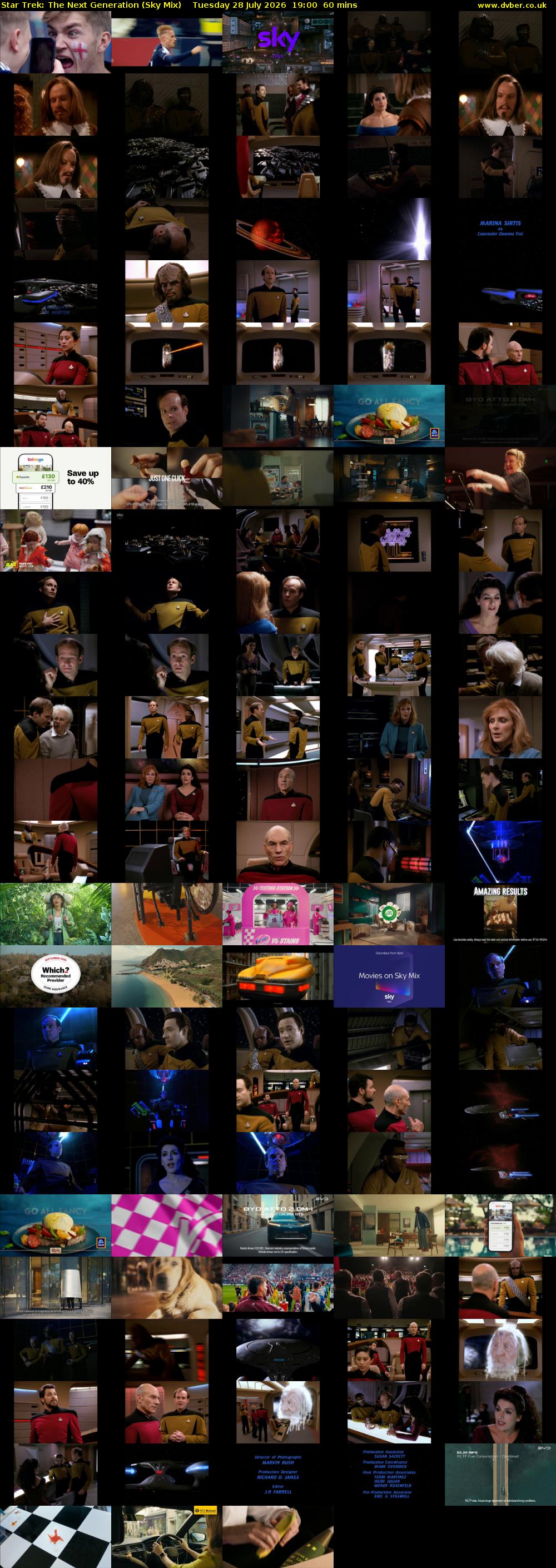 Star Trek: The Next Generation (Sky Mix) Tuesday 28 July 2026 19:00 - 20:00