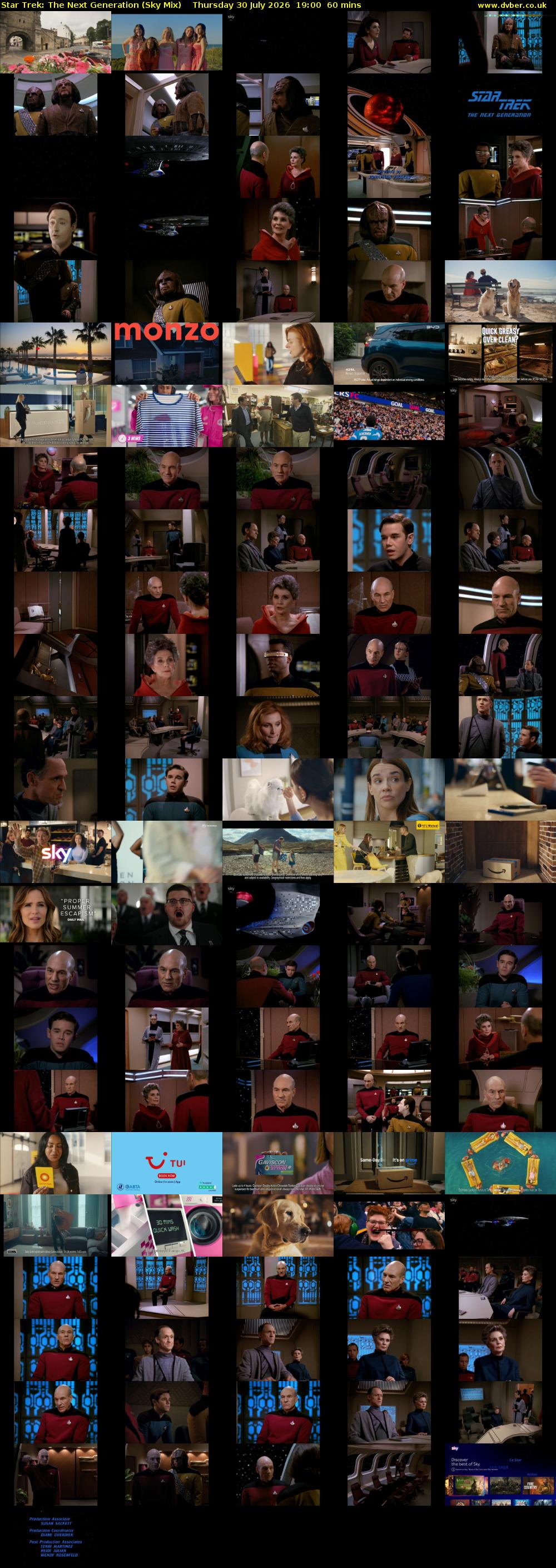 Star Trek: The Next Generation (Sky Mix) Thursday 30 July 2026 19:00 - 20:00