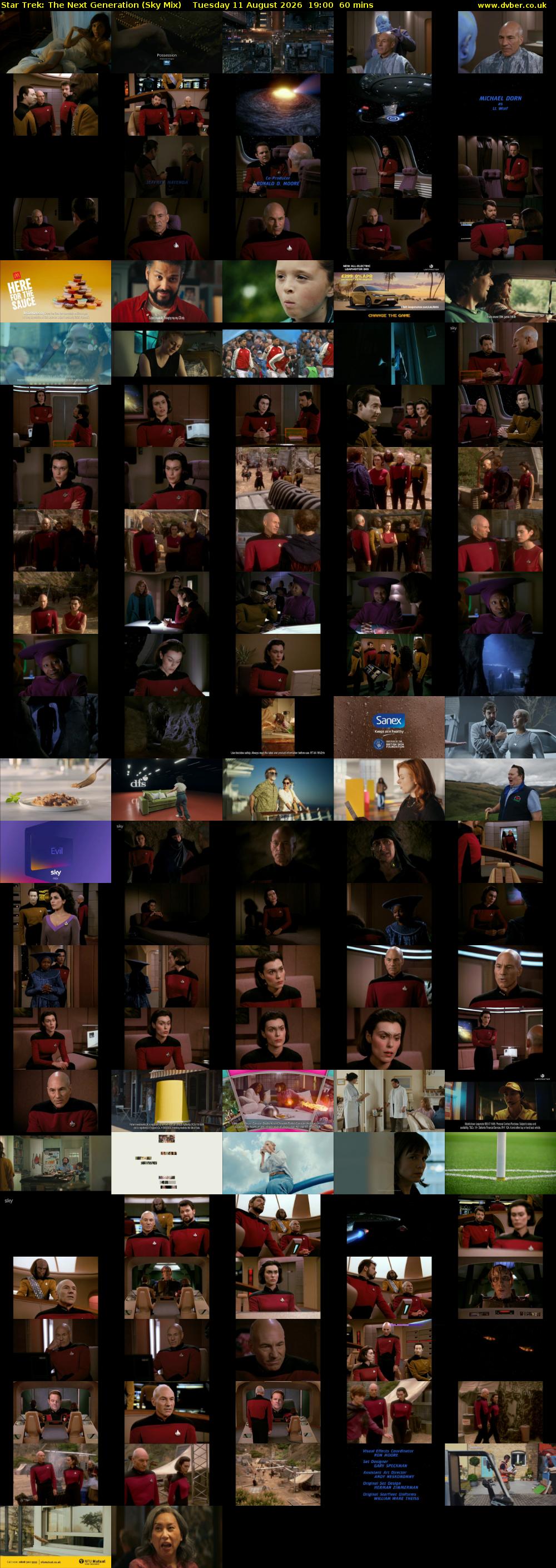 Star Trek: The Next Generation (Sky Mix) Tuesday 11 August 2026 19:00 - 20:00