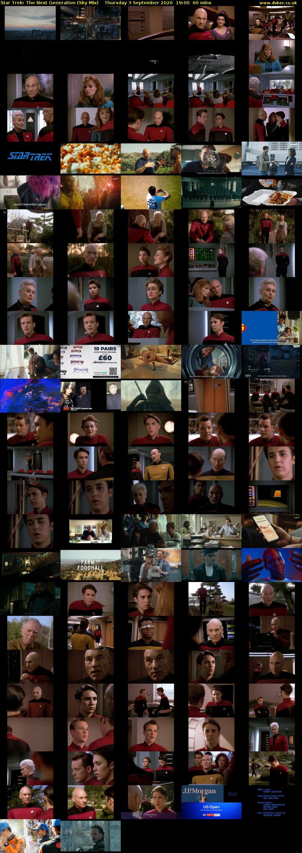 Star Trek: The Next Generation (Sky Mix) Thursday 3 September 2026 19:00 - 20:00