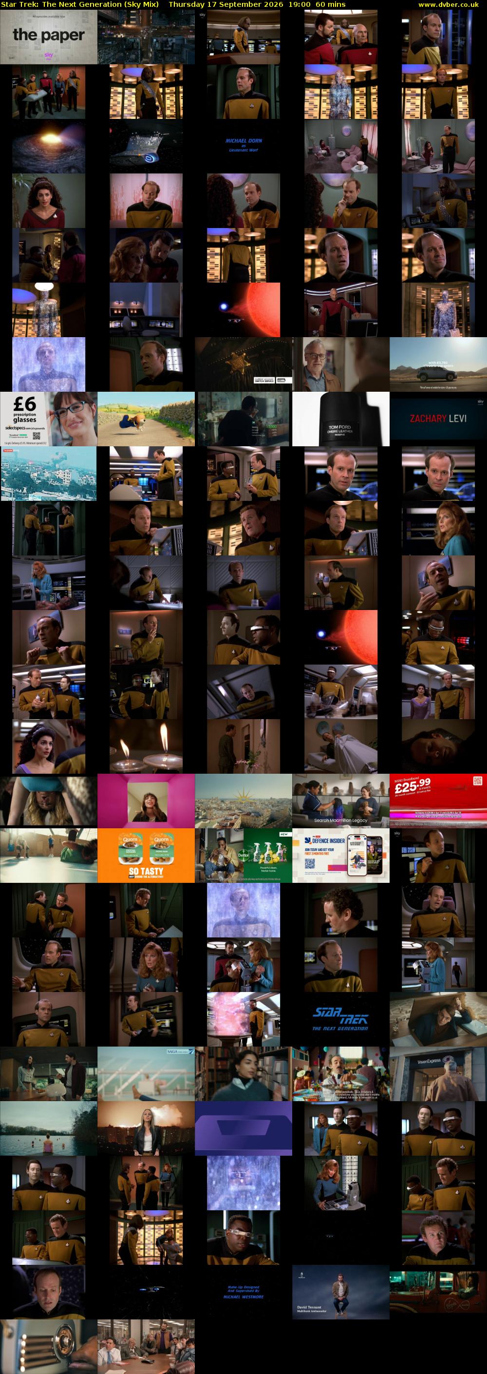 Star Trek: The Next Generation (Sky Mix) Thursday 17 September 2026 19:00 - 20:00