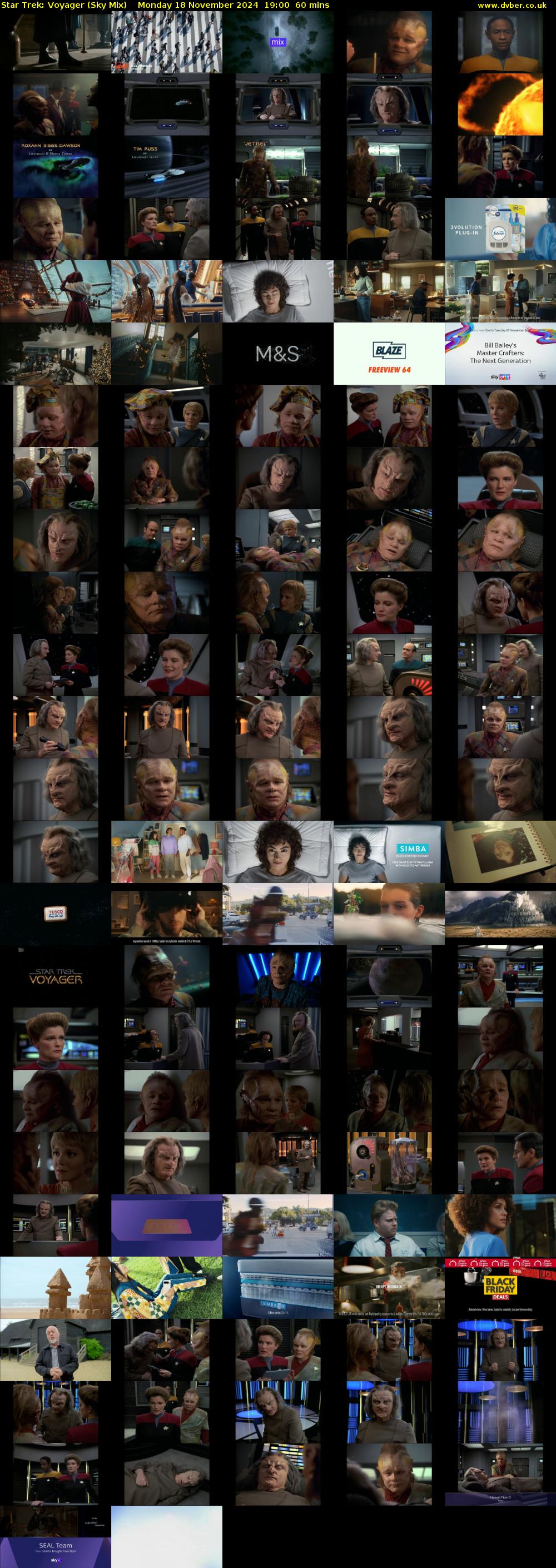 Star Trek: Voyager (Sky Mix) Monday 18 November 2024 19:00 - 20:00