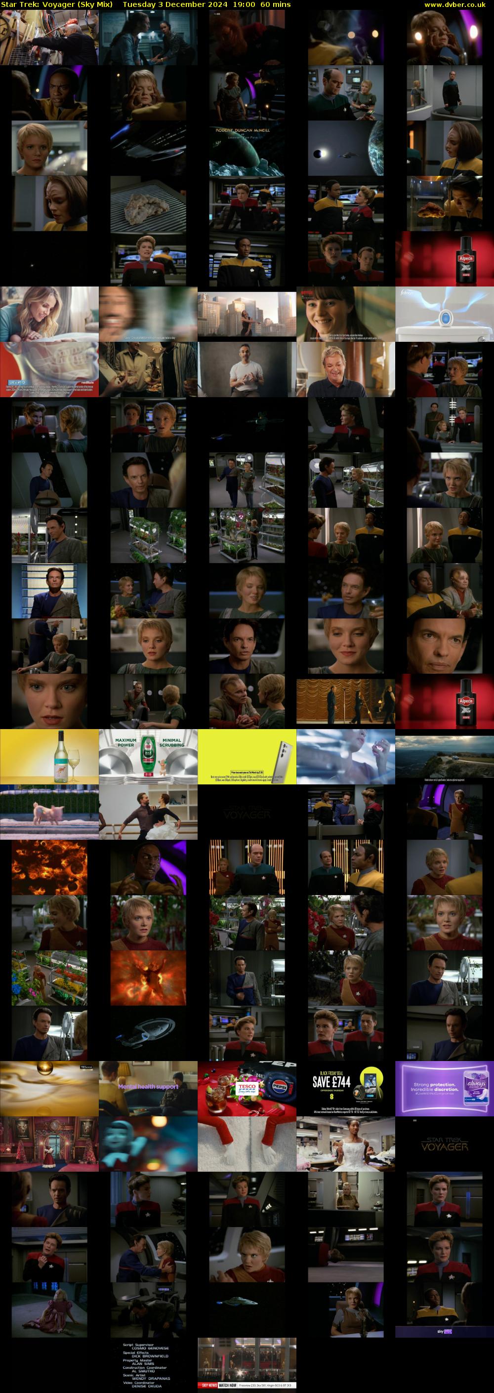Star Trek: Voyager (Sky Mix) Tuesday 3 December 2024 19:00 - 20:00