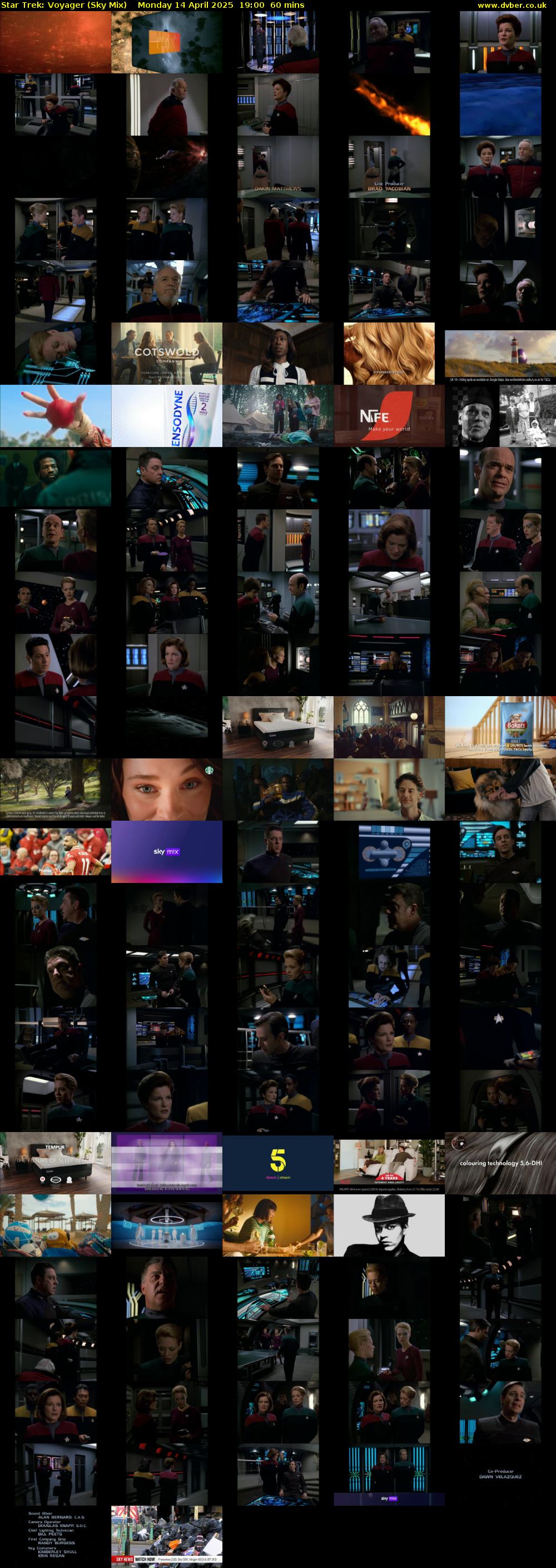 Star Trek: Voyager (Sky Mix) Monday 14 April 2025 19:00 - 20:00