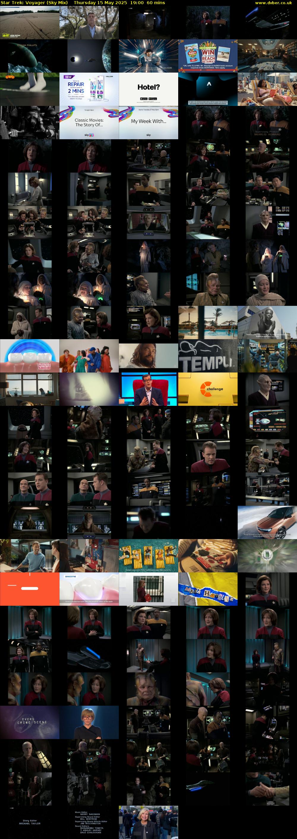 Star Trek: Voyager (Sky Mix) Thursday 15 May 2025 19:00 - 20:00