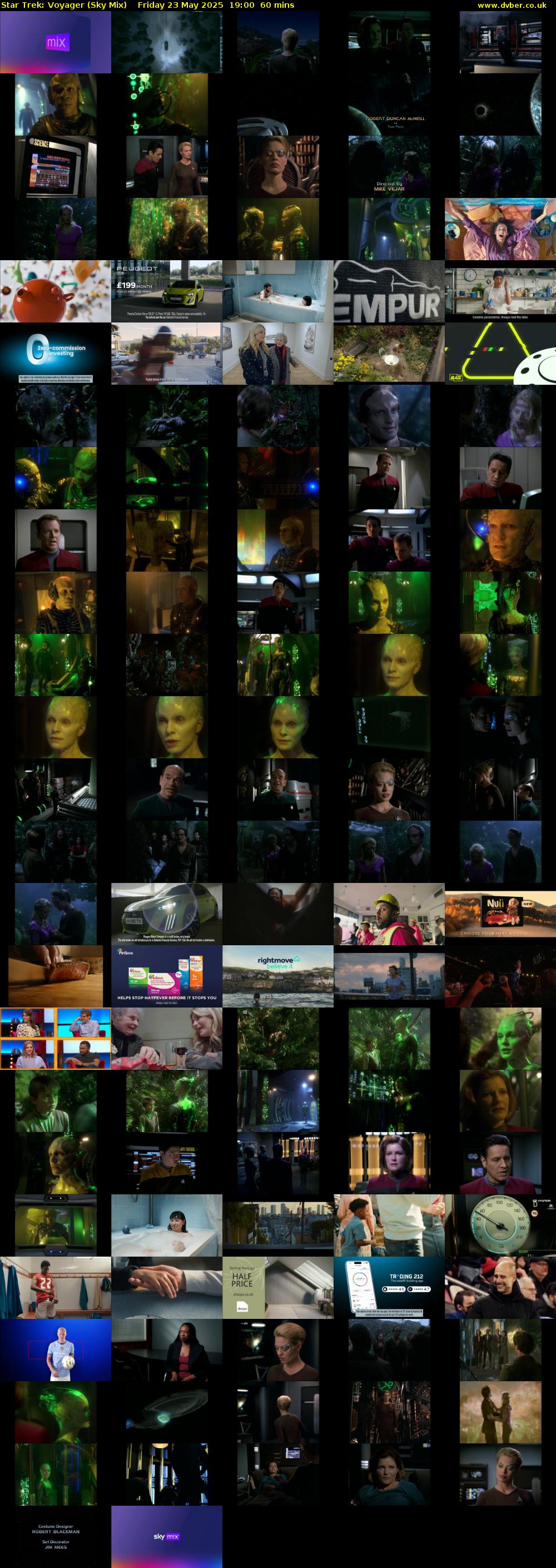 Star Trek: Voyager (Sky Mix) Friday 23 May 2025 19:00 - 20:00