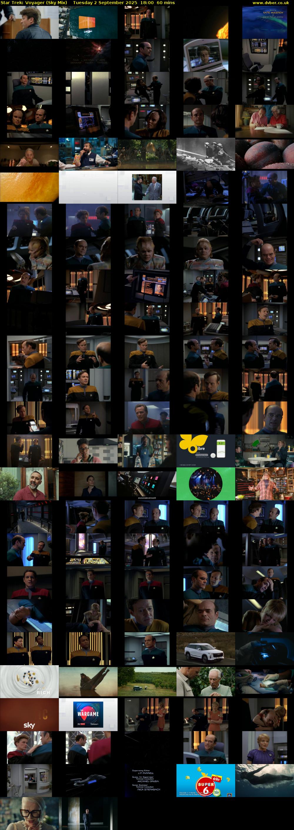 Star Trek: Voyager (Sky Mix) Tuesday 2 September 2025 18:00 - 19:00
