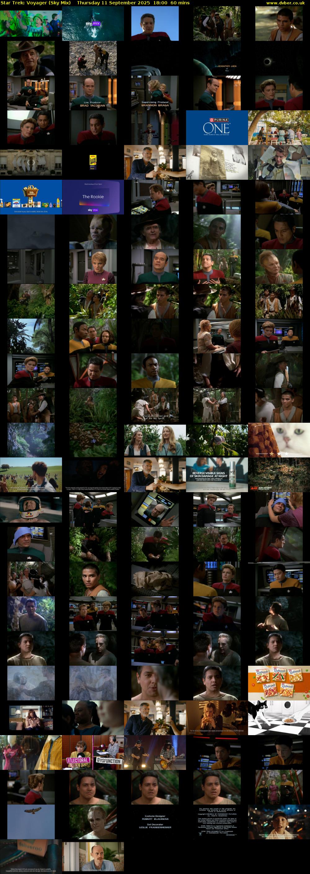 Star Trek: Voyager (Sky Mix) Thursday 11 September 2025 18:00 - 19:00