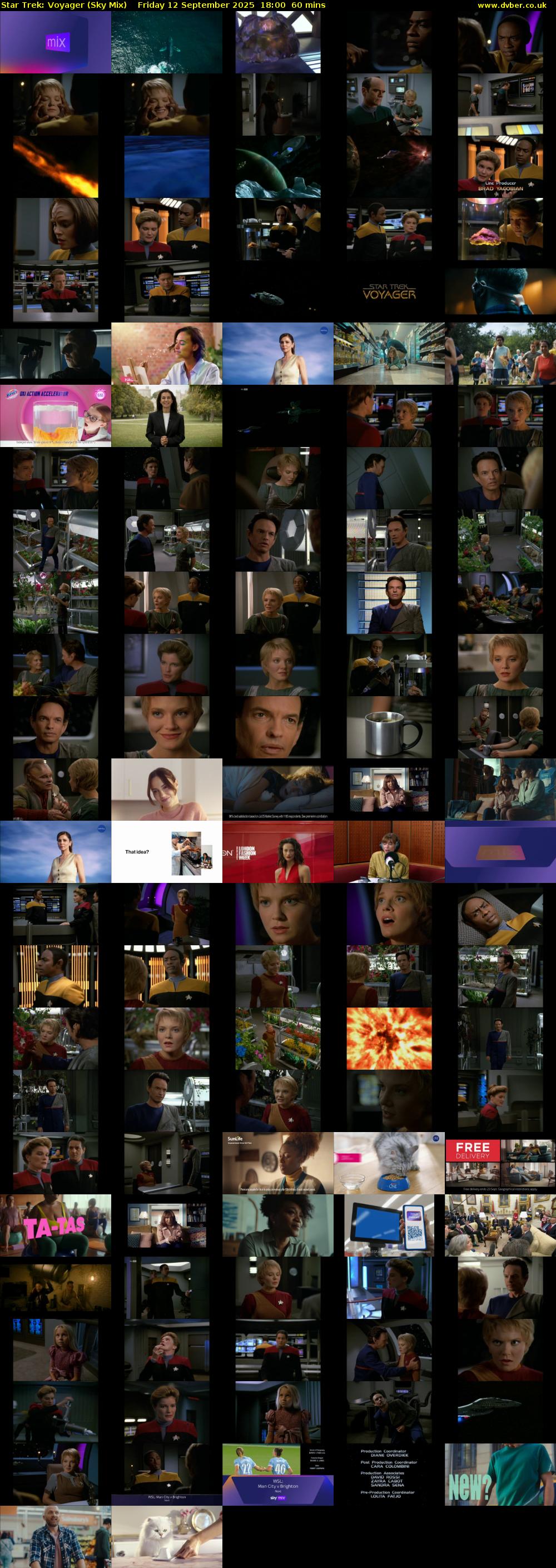 Star Trek: Voyager (Sky Mix) Friday 12 September 2025 18:00 - 19:00
