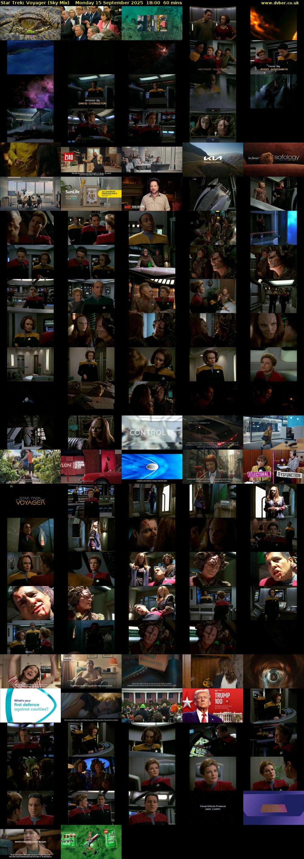 Star Trek: Voyager (Sky Mix) Monday 15 September 2025 18:00 - 19:00