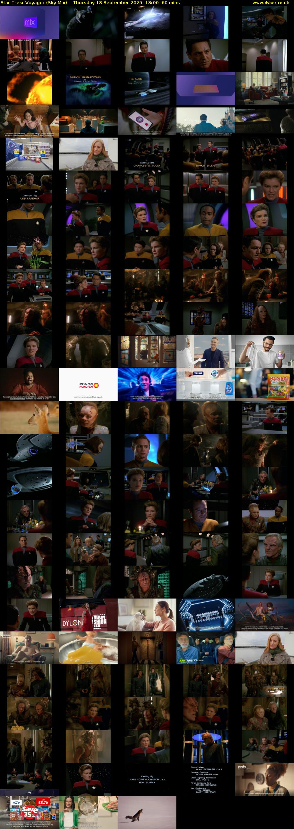 Star Trek: Voyager (Sky Mix) Thursday 18 September 2025 18:00 - 19:00