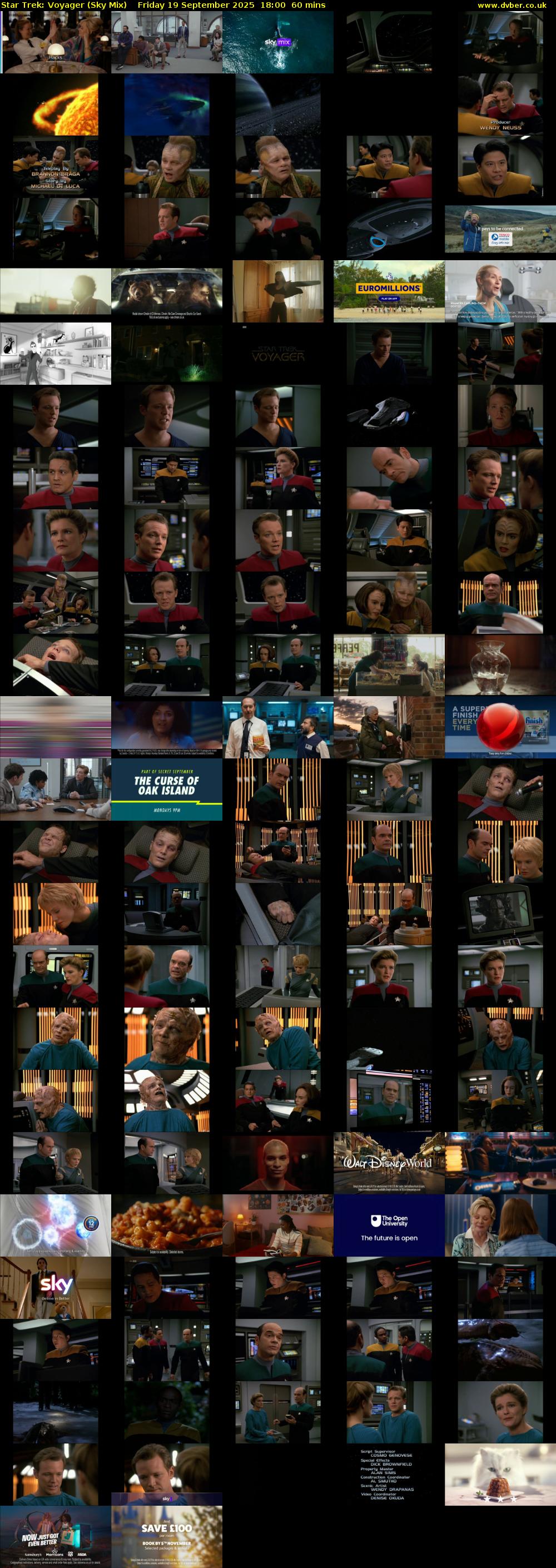 Star Trek: Voyager (Sky Mix) Friday 19 September 2025 18:00 - 19:00