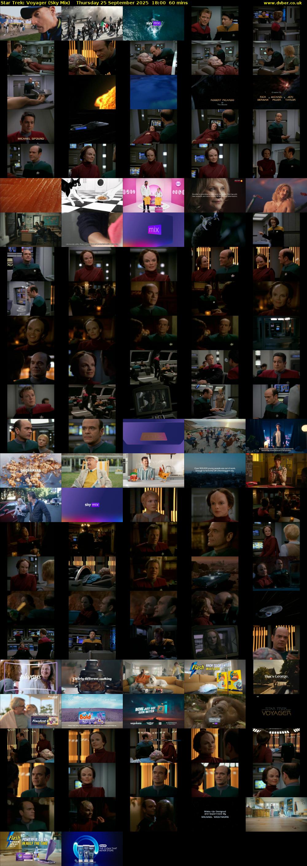Star Trek: Voyager (Sky Mix) Thursday 25 September 2025 18:00 - 19:00
