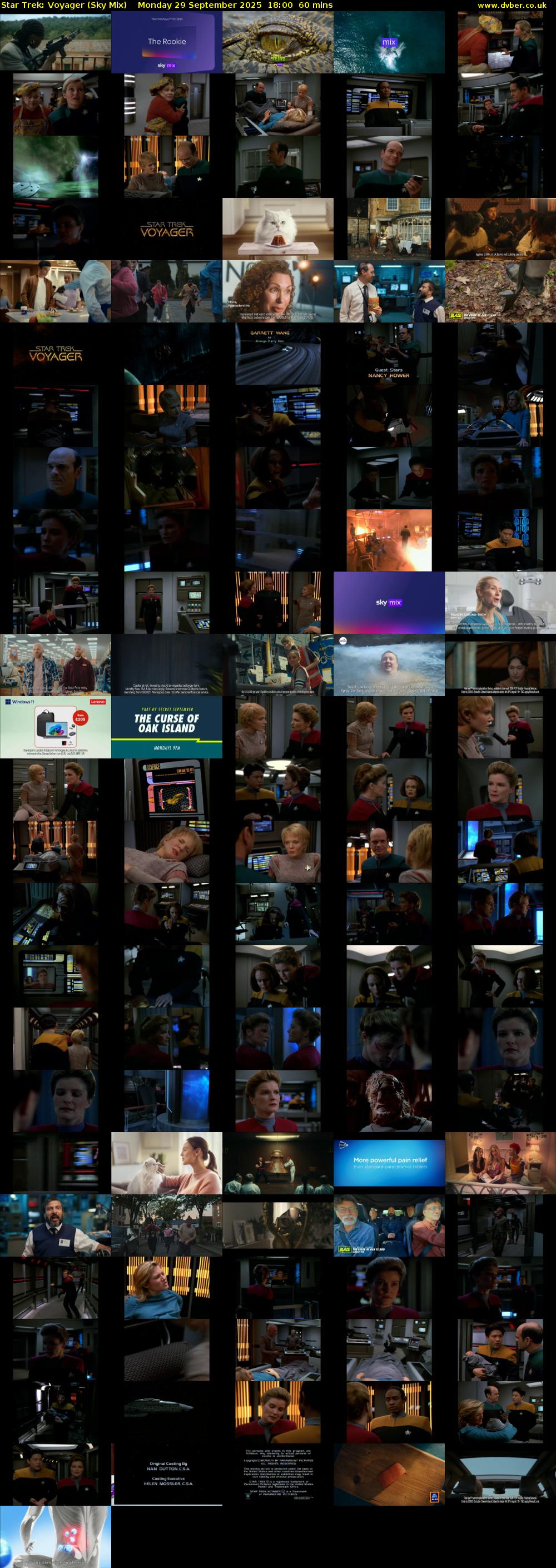 Star Trek: Voyager (Sky Mix) Monday 29 September 2025 18:00 - 19:00
