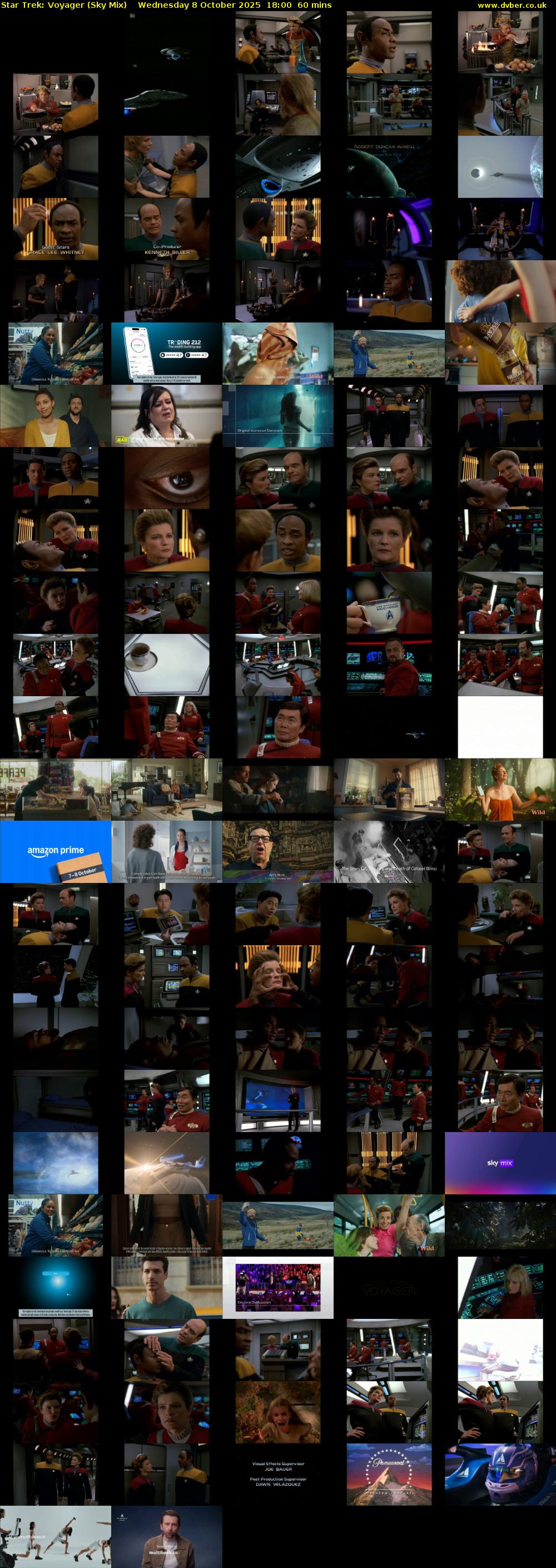 Star Trek: Voyager (Sky Mix) Wednesday 8 October 2025 18:00 - 19:00