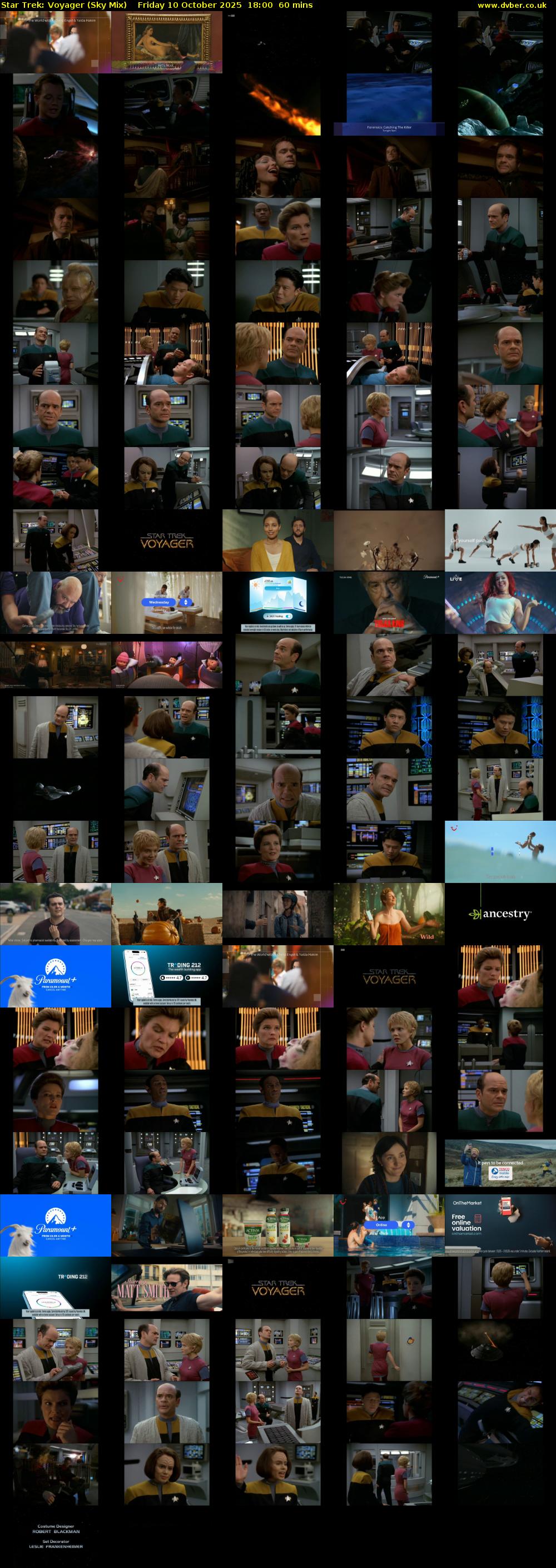 Star Trek: Voyager (Sky Mix) Friday 10 October 2025 18:00 - 19:00