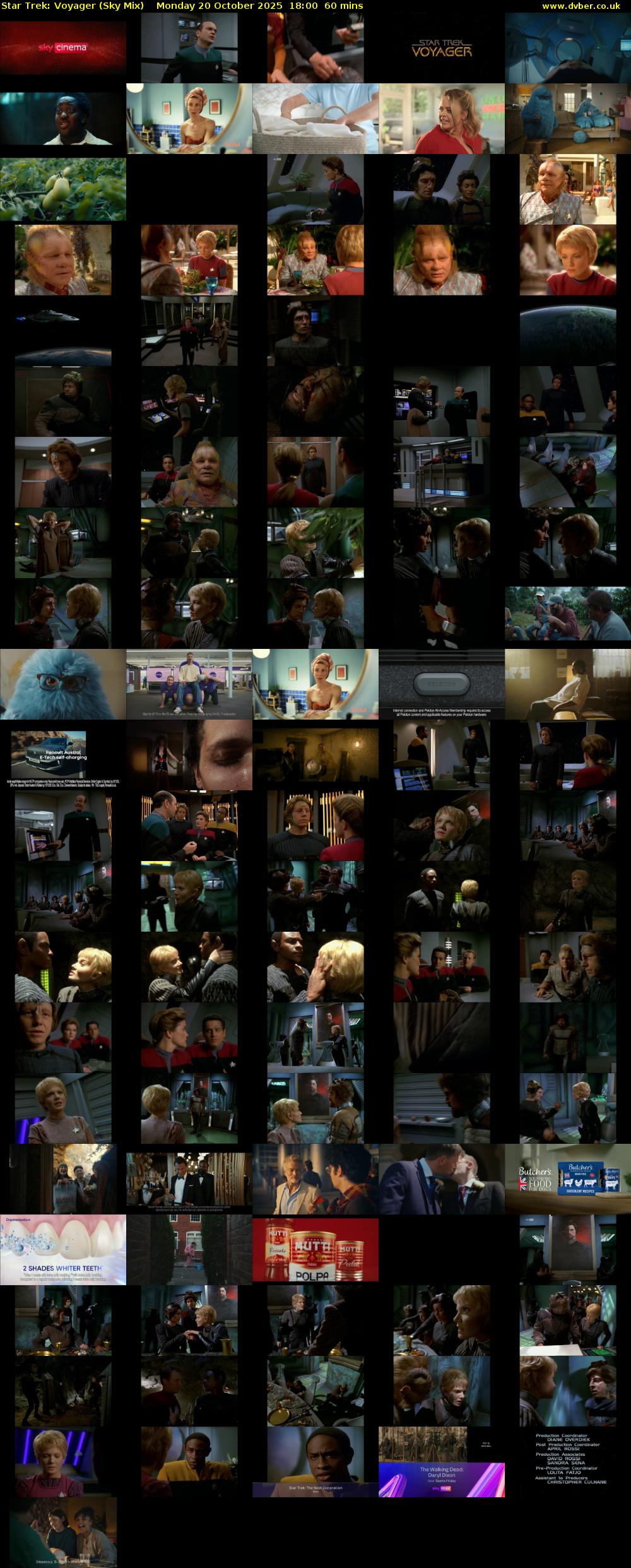 Star Trek: Voyager (Sky Mix) Monday 20 October 2025 18:00 - 19:00