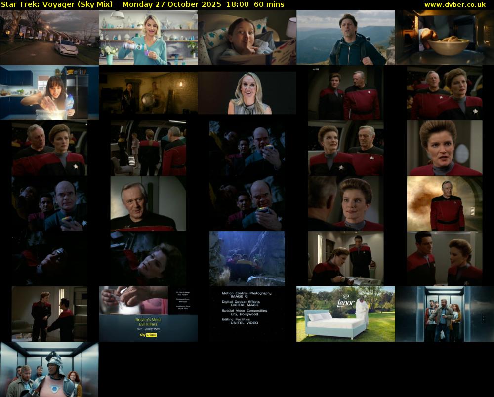 Star Trek: Voyager (Sky Mix) Monday 27 October 2025 18:00 - 19:00