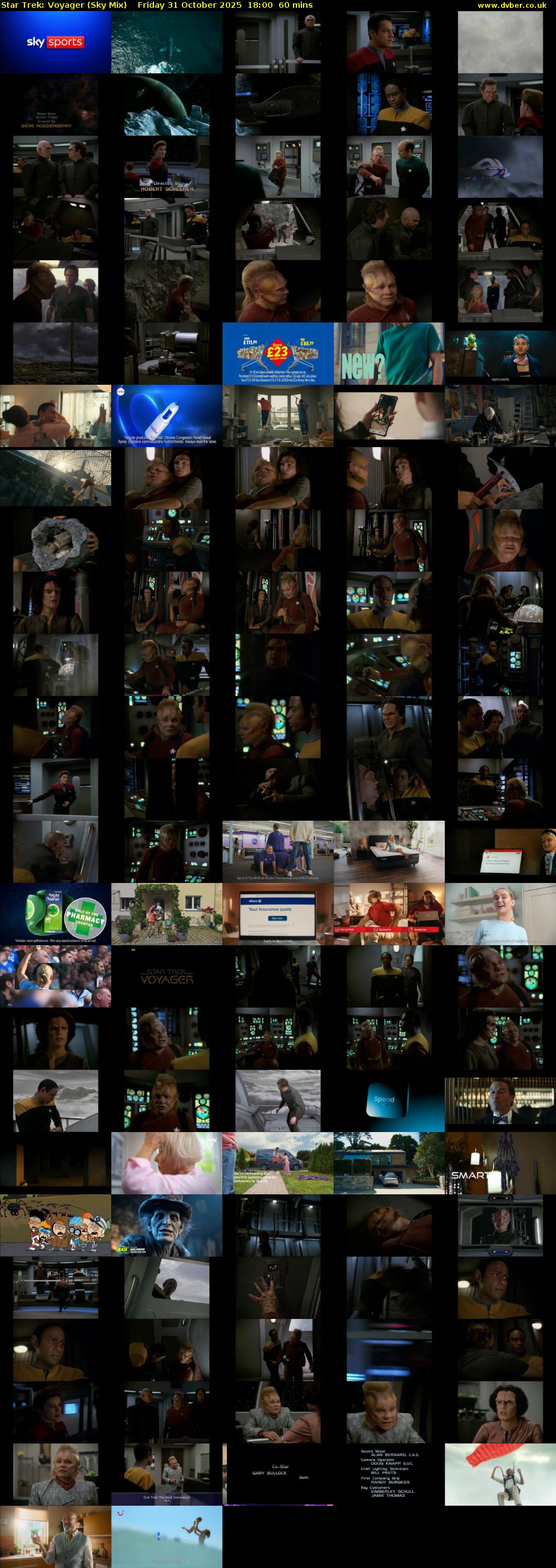 Star Trek: Voyager (Sky Mix) Friday 31 October 2025 18:00 - 19:00