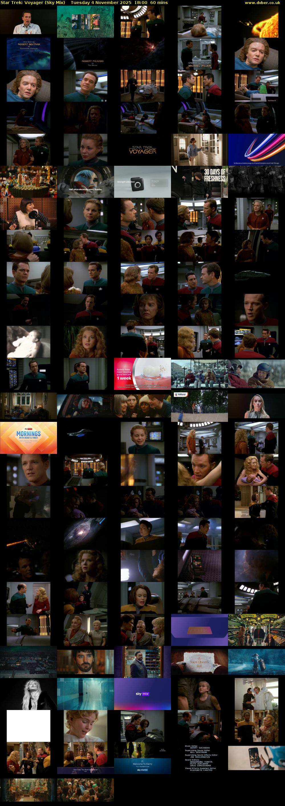 Star Trek: Voyager (Sky Mix) Tuesday 4 November 2025 18:00 - 19:00