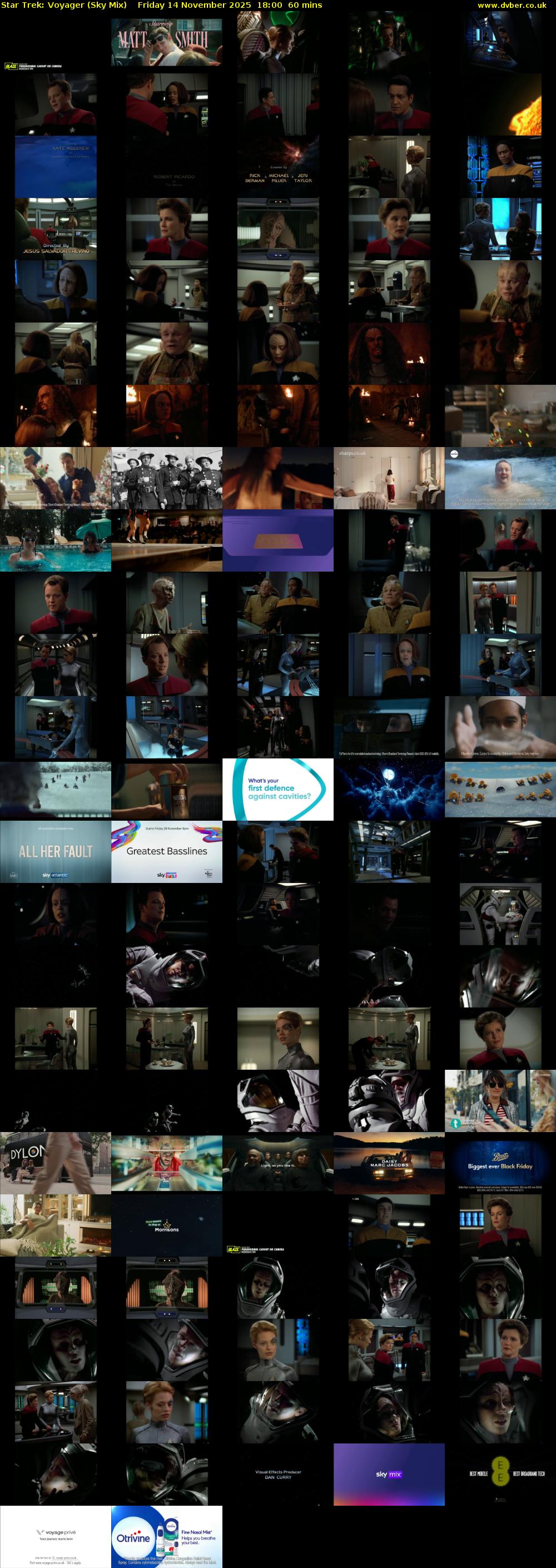 Star Trek: Voyager (Sky Mix) Friday 14 November 2025 18:00 - 19:00