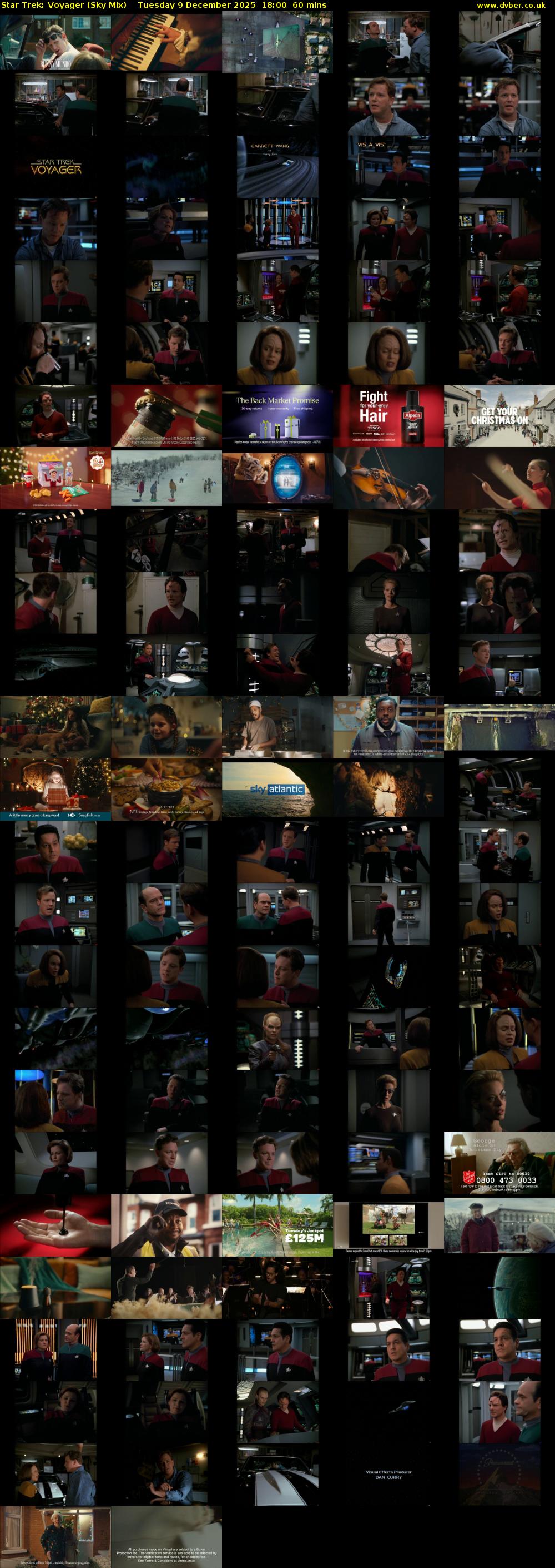 Star Trek: Voyager (Sky Mix) Tuesday 9 December 2025 18:00 - 19:00