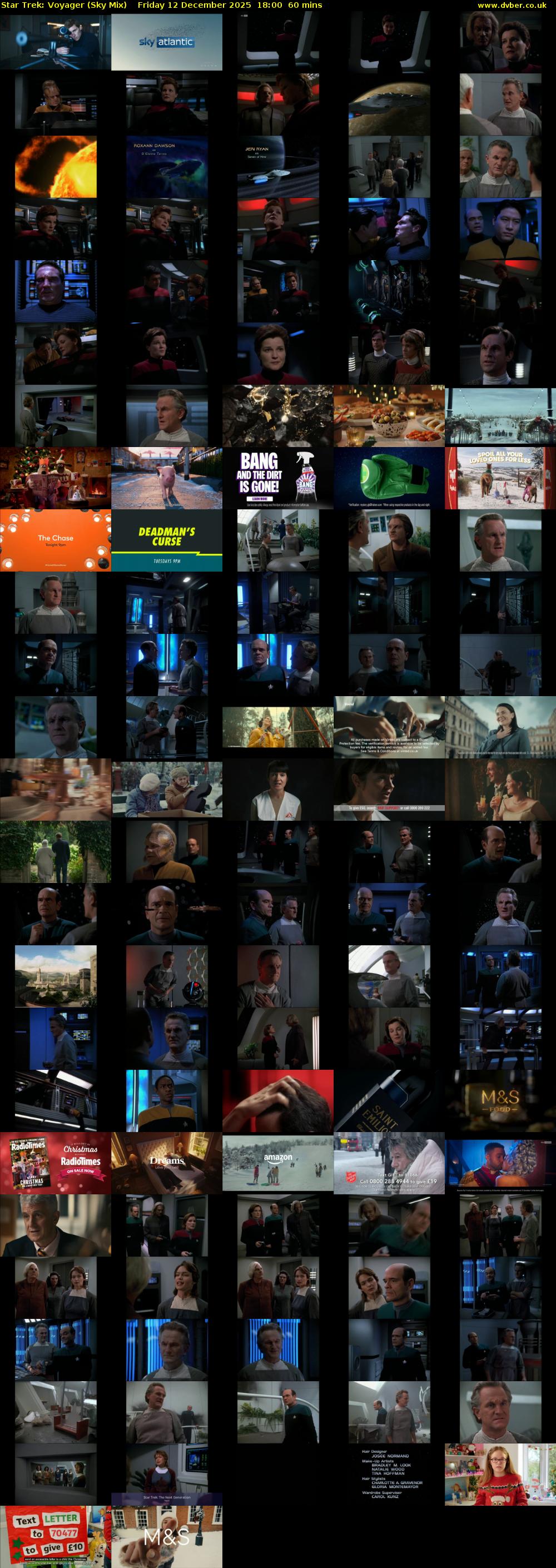 Star Trek: Voyager (Sky Mix) Friday 12 December 2025 18:00 - 19:00
