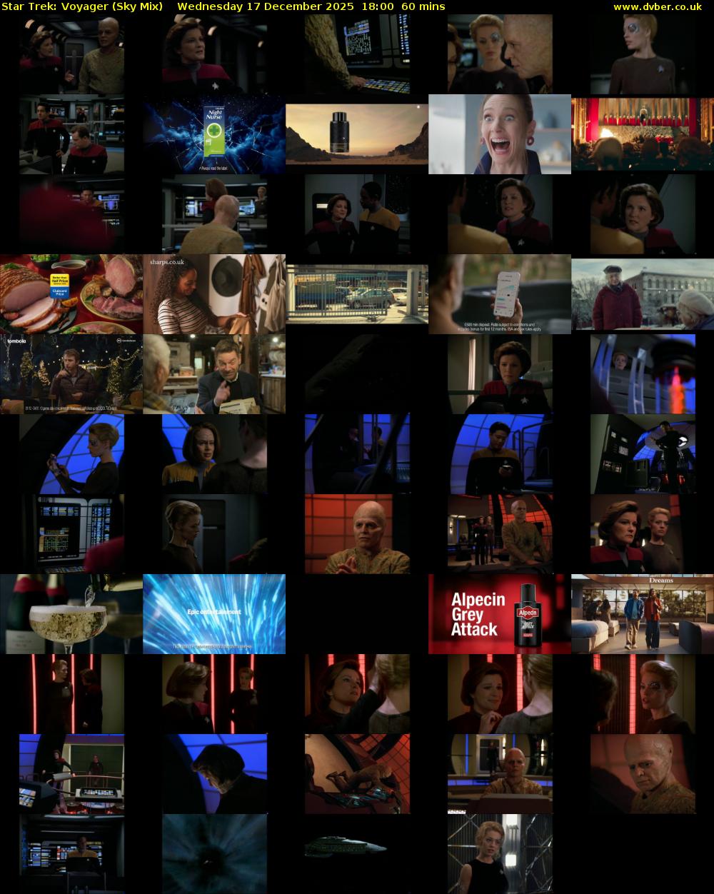Star Trek: Voyager (Sky Mix) Wednesday 17 December 2025 18:00 - 19:00