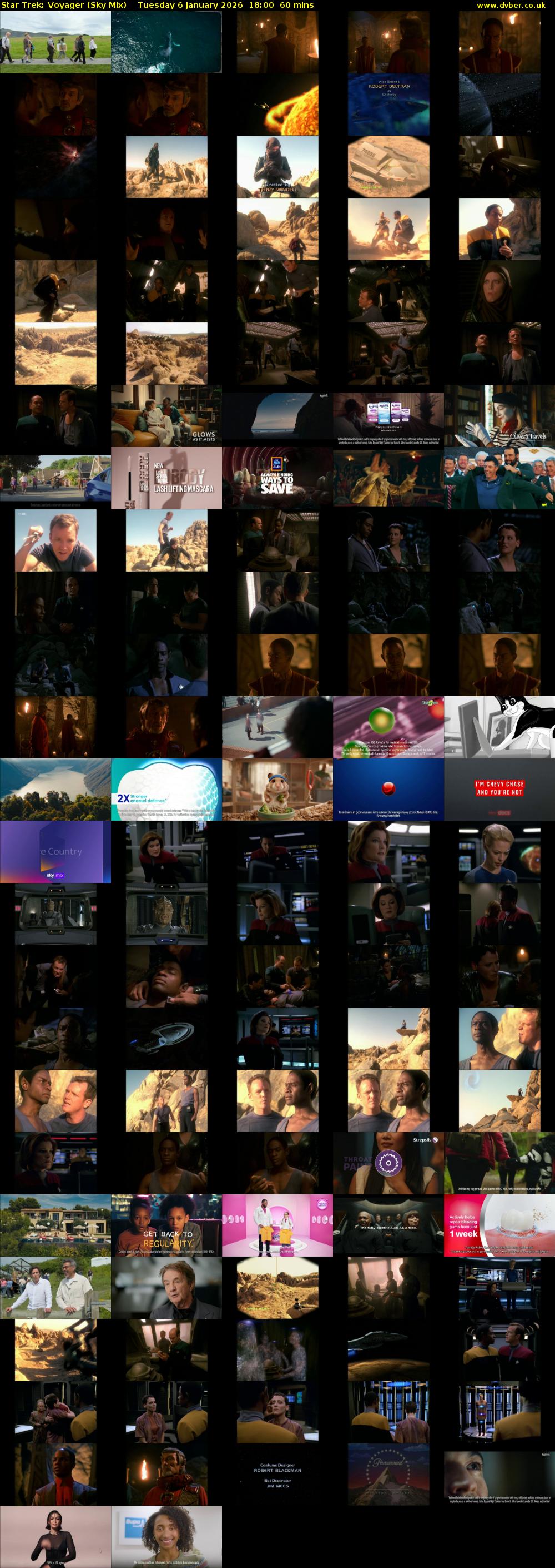 Star Trek: Voyager (Sky Mix) Tuesday 6 January 2026 18:00 - 19:00