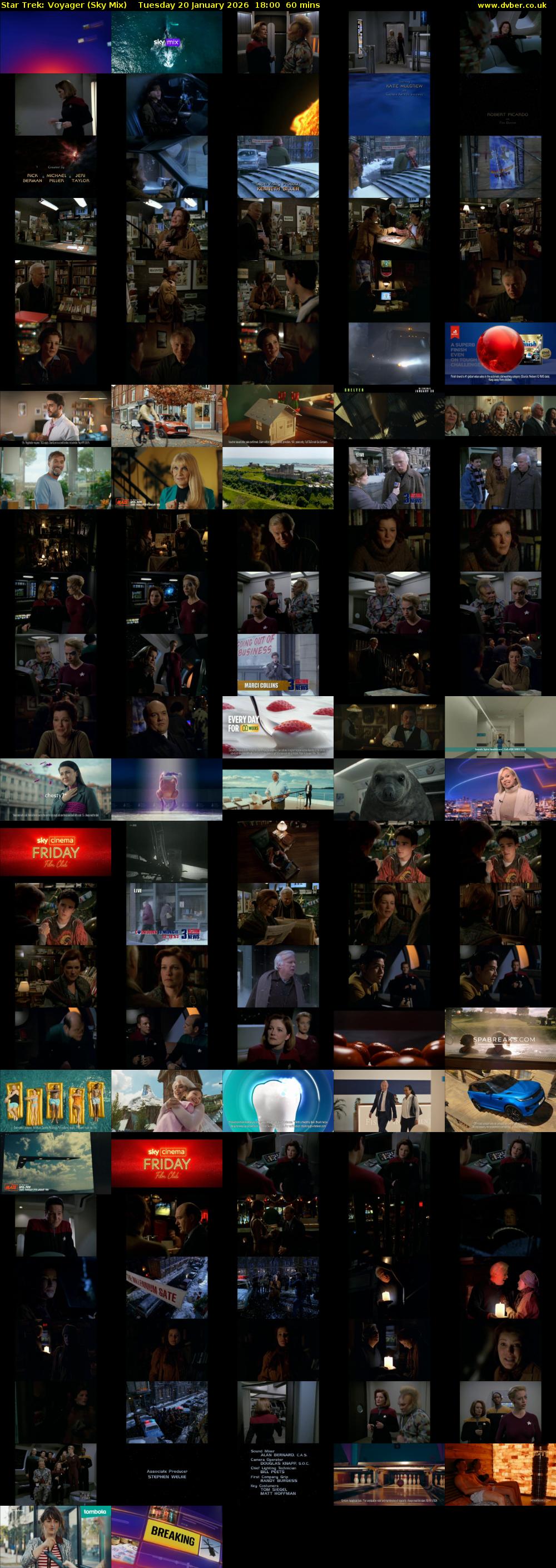 Star Trek: Voyager (Sky Mix) Tuesday 20 January 2026 18:00 - 19:00