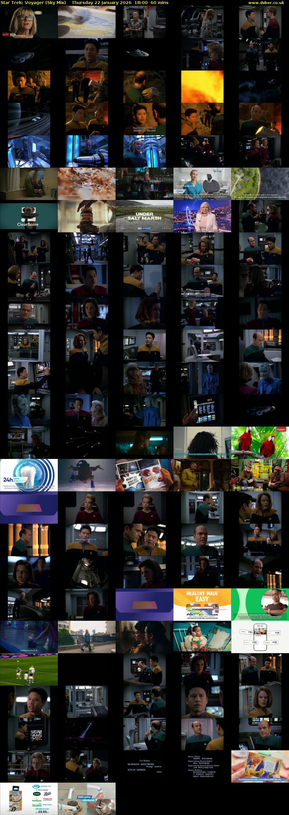 Star Trek: Voyager (Sky Mix) Thursday 22 January 2026 18:00 - 19:00