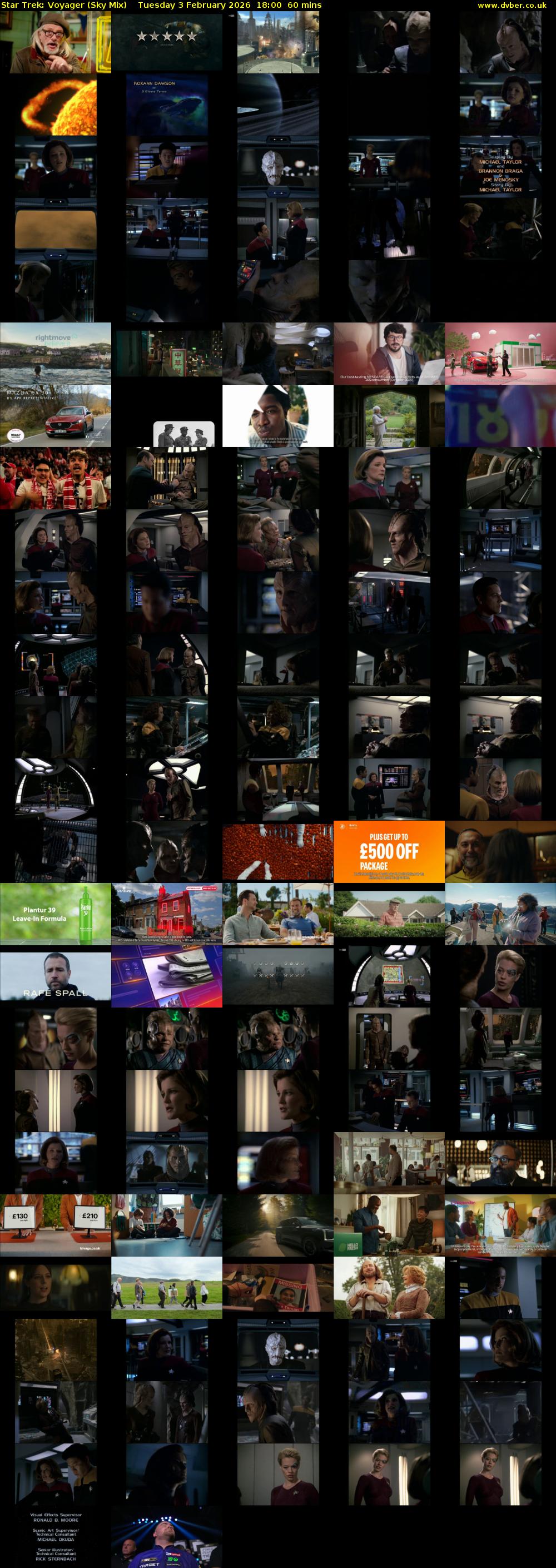 Star Trek: Voyager (Sky Mix) Tuesday 3 February 2026 18:00 - 19:00