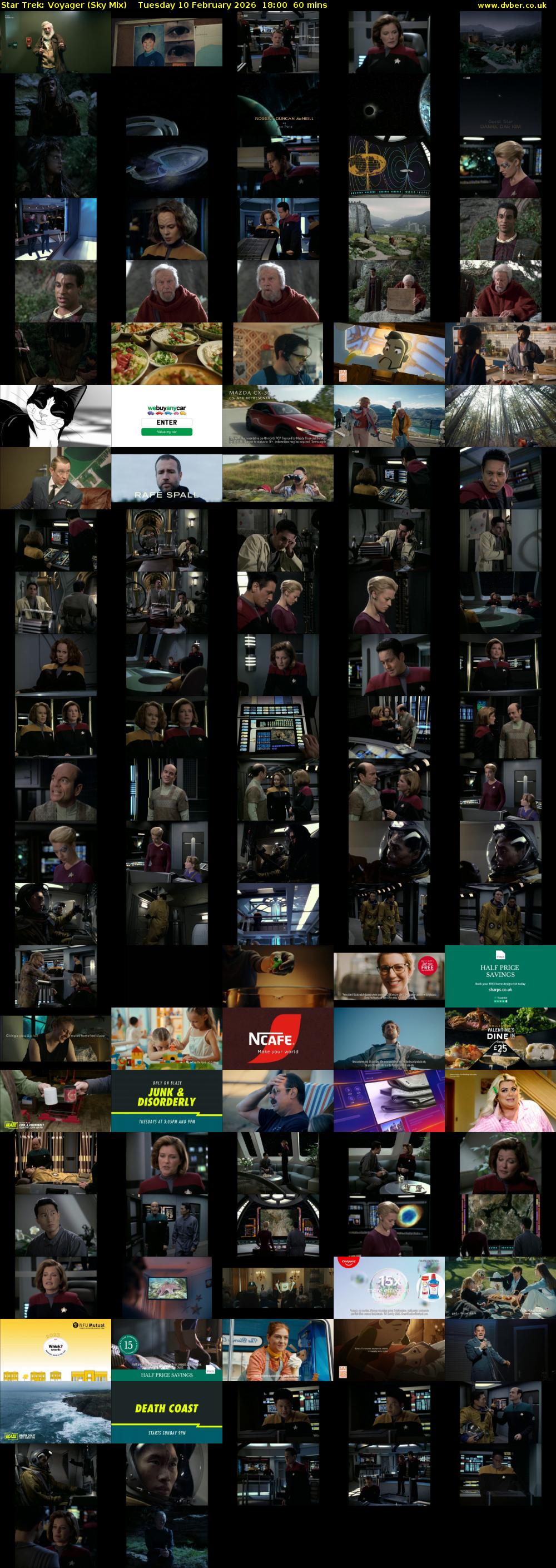 Star Trek: Voyager (Sky Mix) Tuesday 10 February 2026 18:00 - 19:00