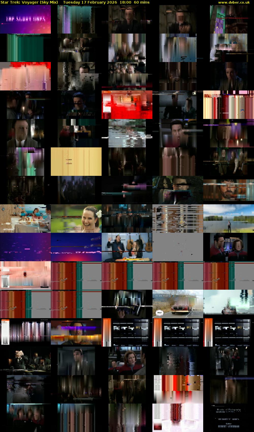 Star Trek: Voyager (Sky Mix) Tuesday 17 February 2026 18:00 - 19:00