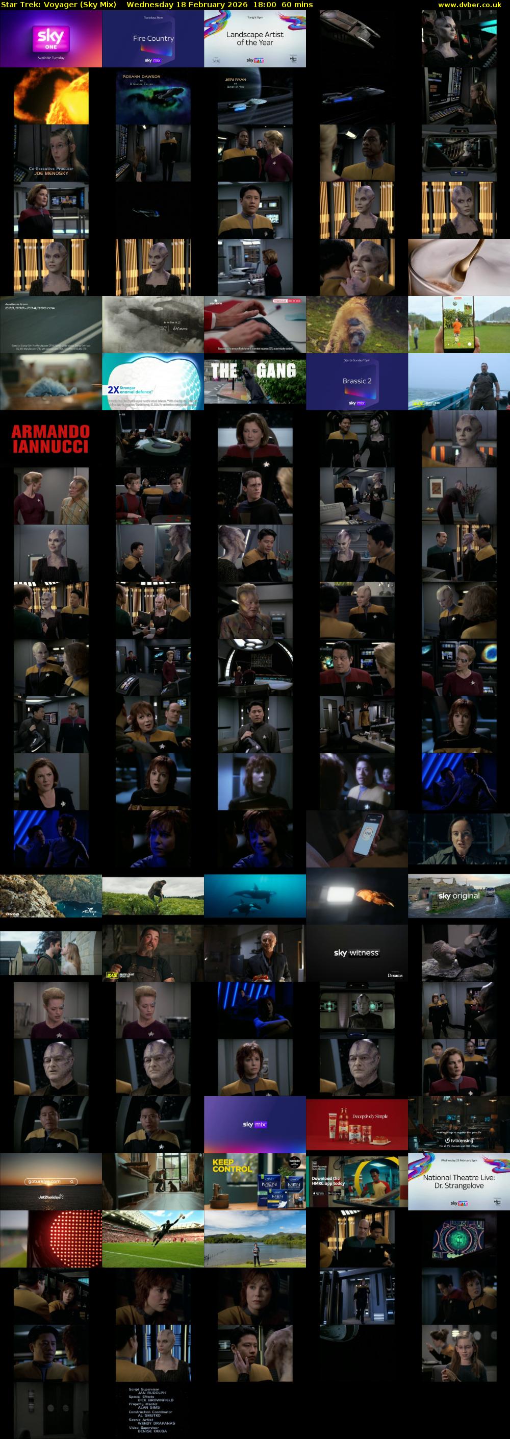 Star Trek: Voyager (Sky Mix) Wednesday 18 February 2026 18:00 - 19:00