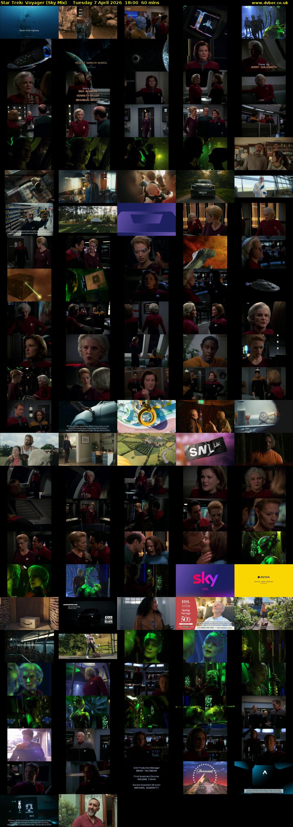 Star Trek: Voyager (Sky Mix) Tuesday 7 April 2026 18:00 - 19:00