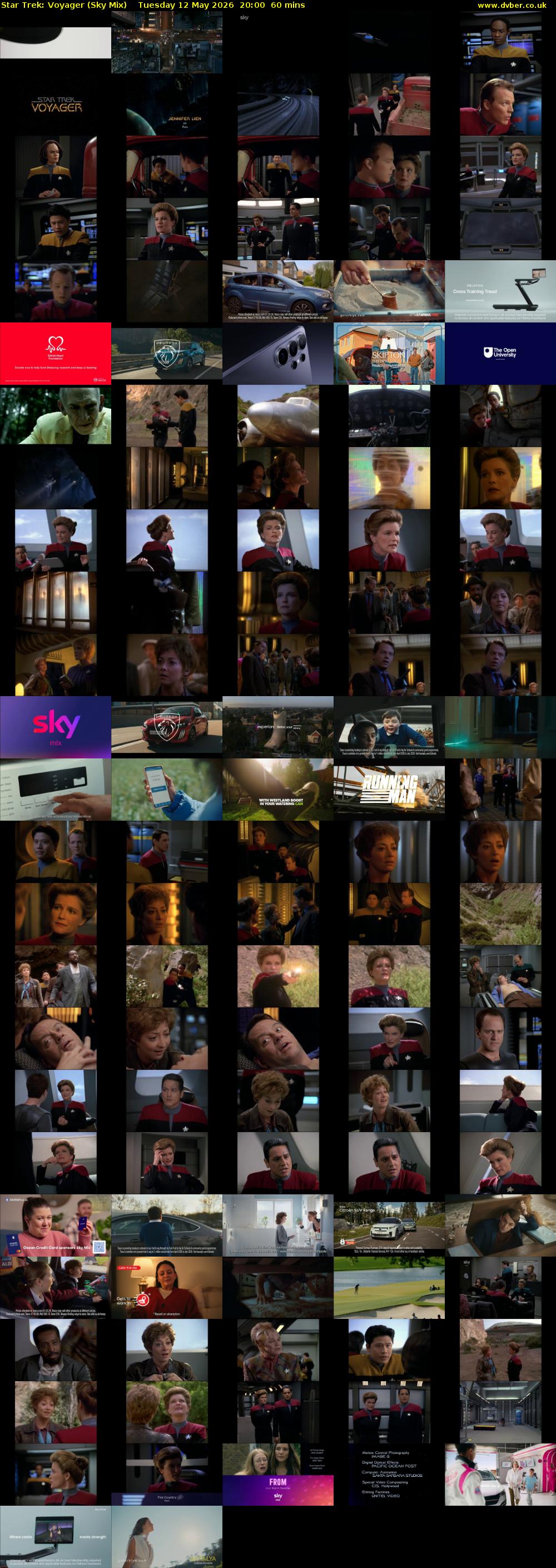 Star Trek: Voyager (Sky Mix) Tuesday 12 May 2026 20:00 - 21:00