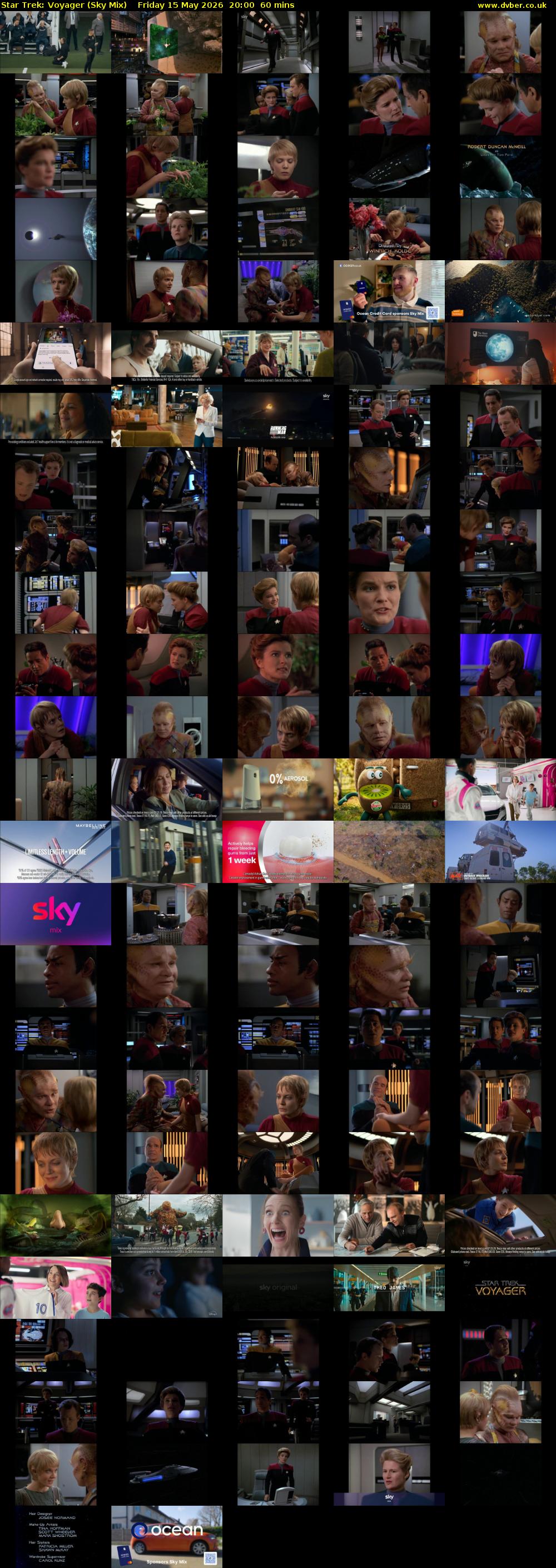Star Trek: Voyager (Sky Mix) Friday 15 May 2026 20:00 - 21:00