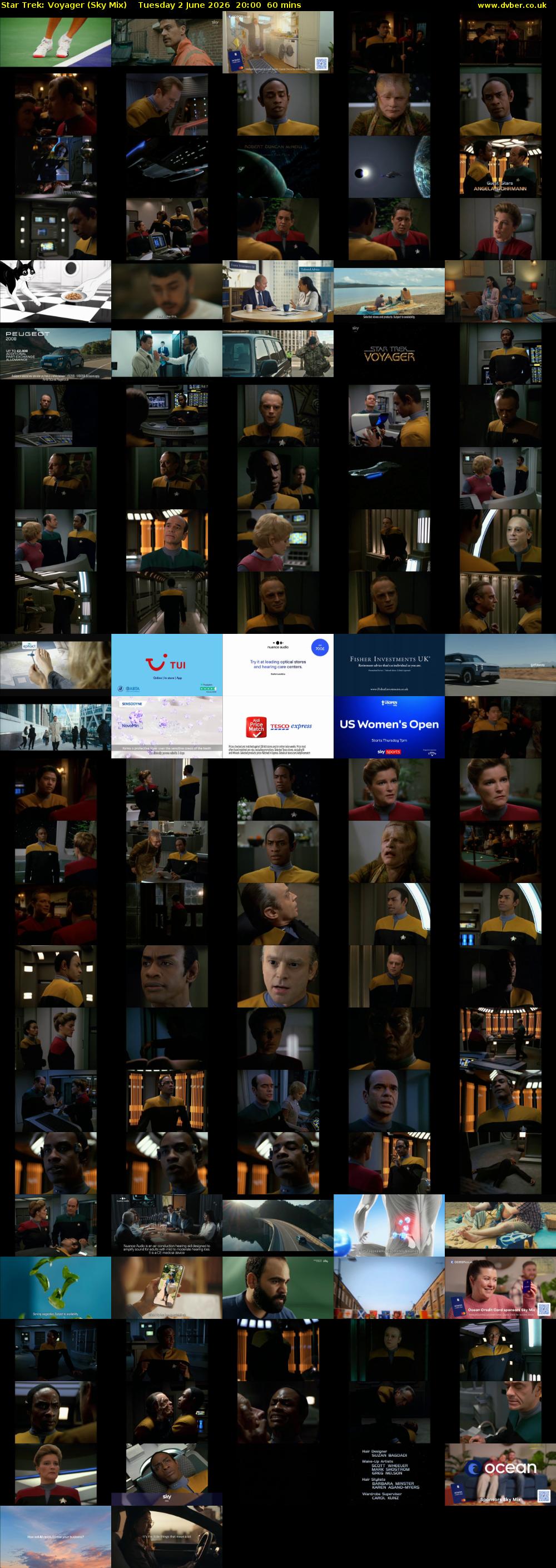 Star Trek: Voyager (Sky Mix) Tuesday 2 June 2026 20:00 - 21:00